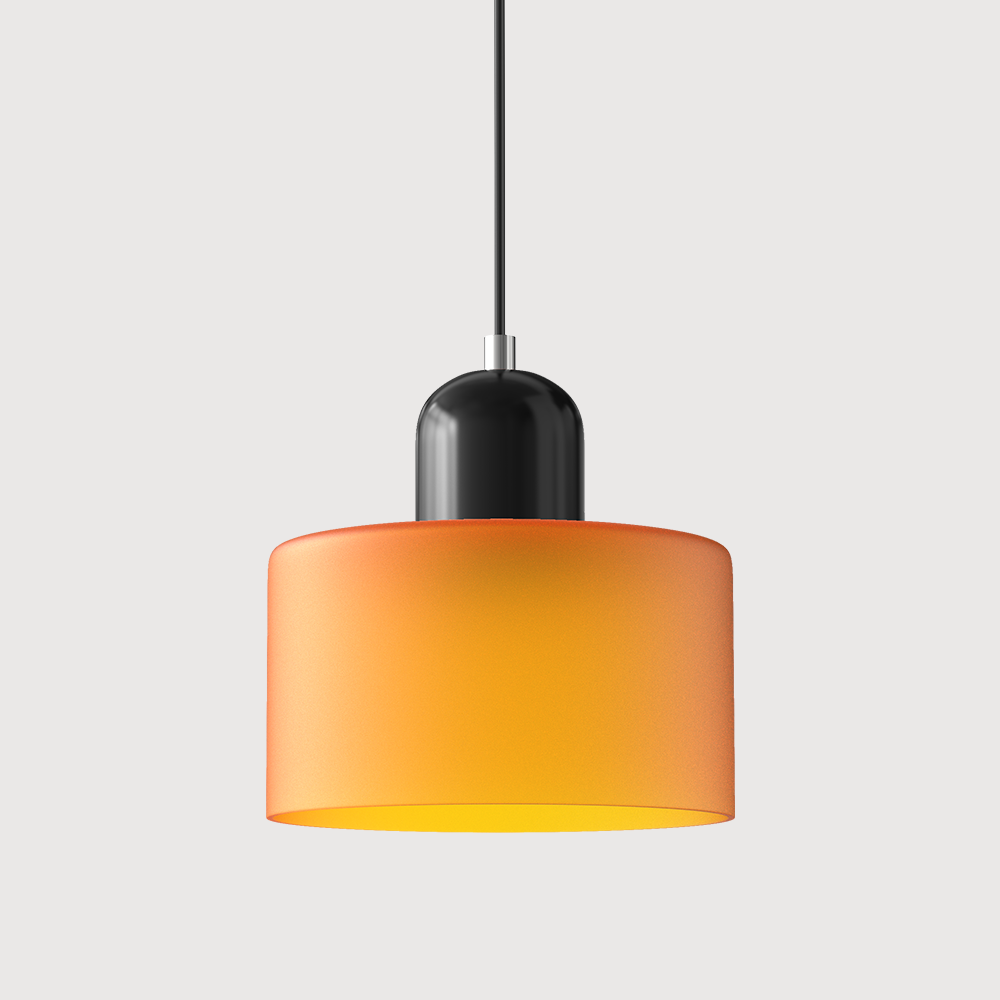 Bauhaus Glass Pendant Light | Adjustable Ceiling Lamp