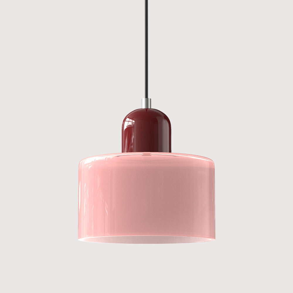 Bauhaus Glass Pendant Light | Adjustable Ceiling Lamp