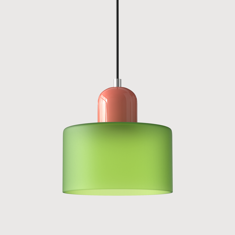 Bauhaus Glass Pendant Light | Adjustable Ceiling Lamp
