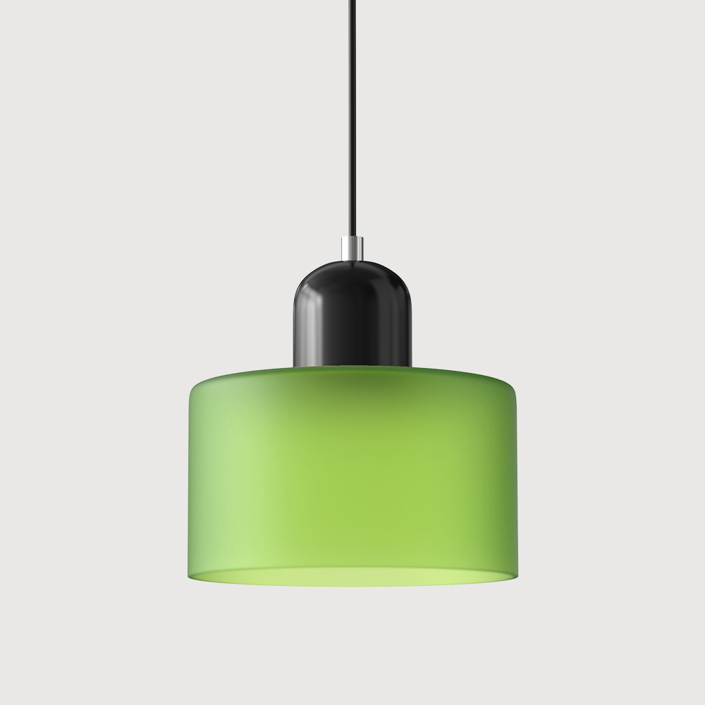Bauhaus Glass Pendant Light | Adjustable Ceiling Lamp