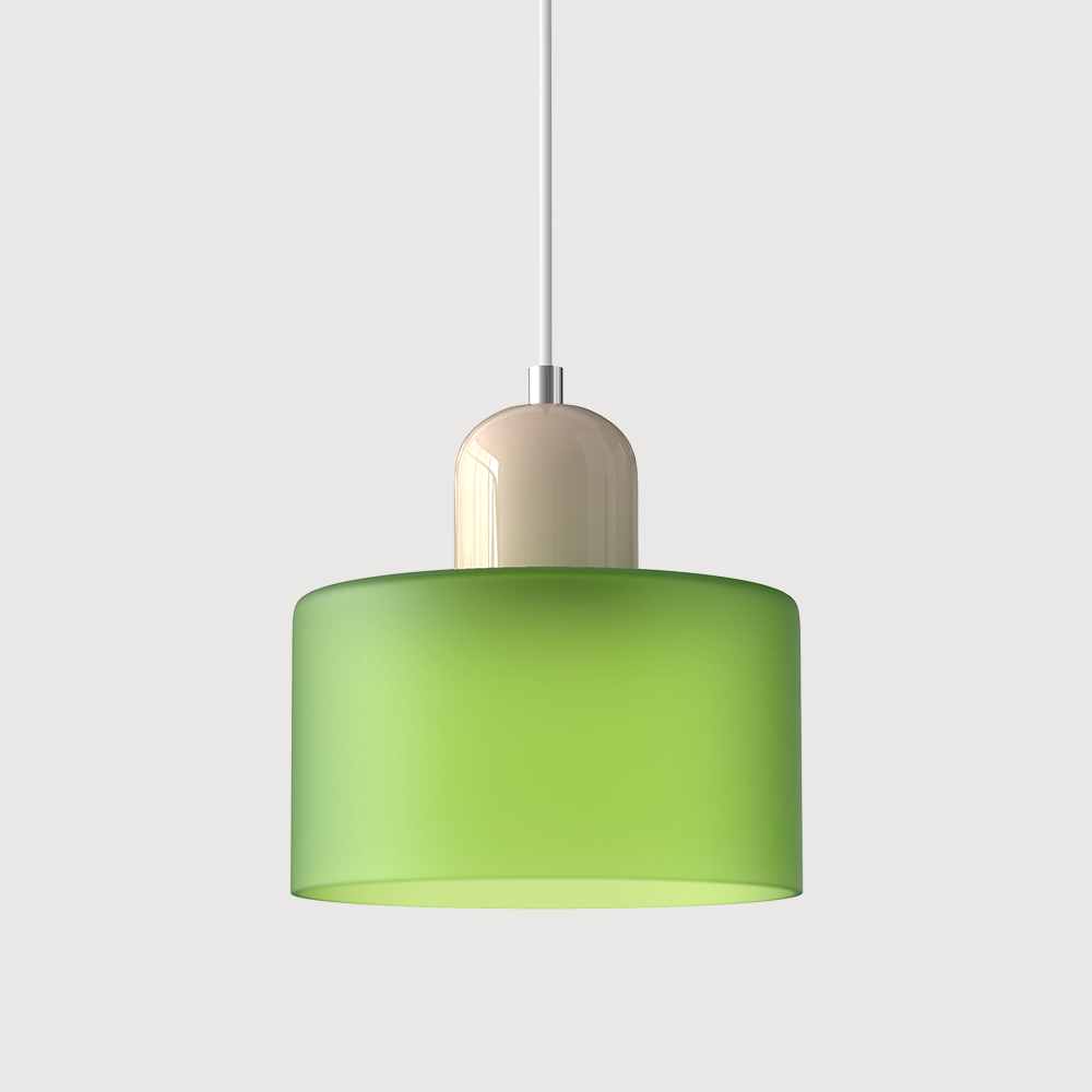 Bauhaus Glass Pendant Light | Adjustable Ceiling Lamp
