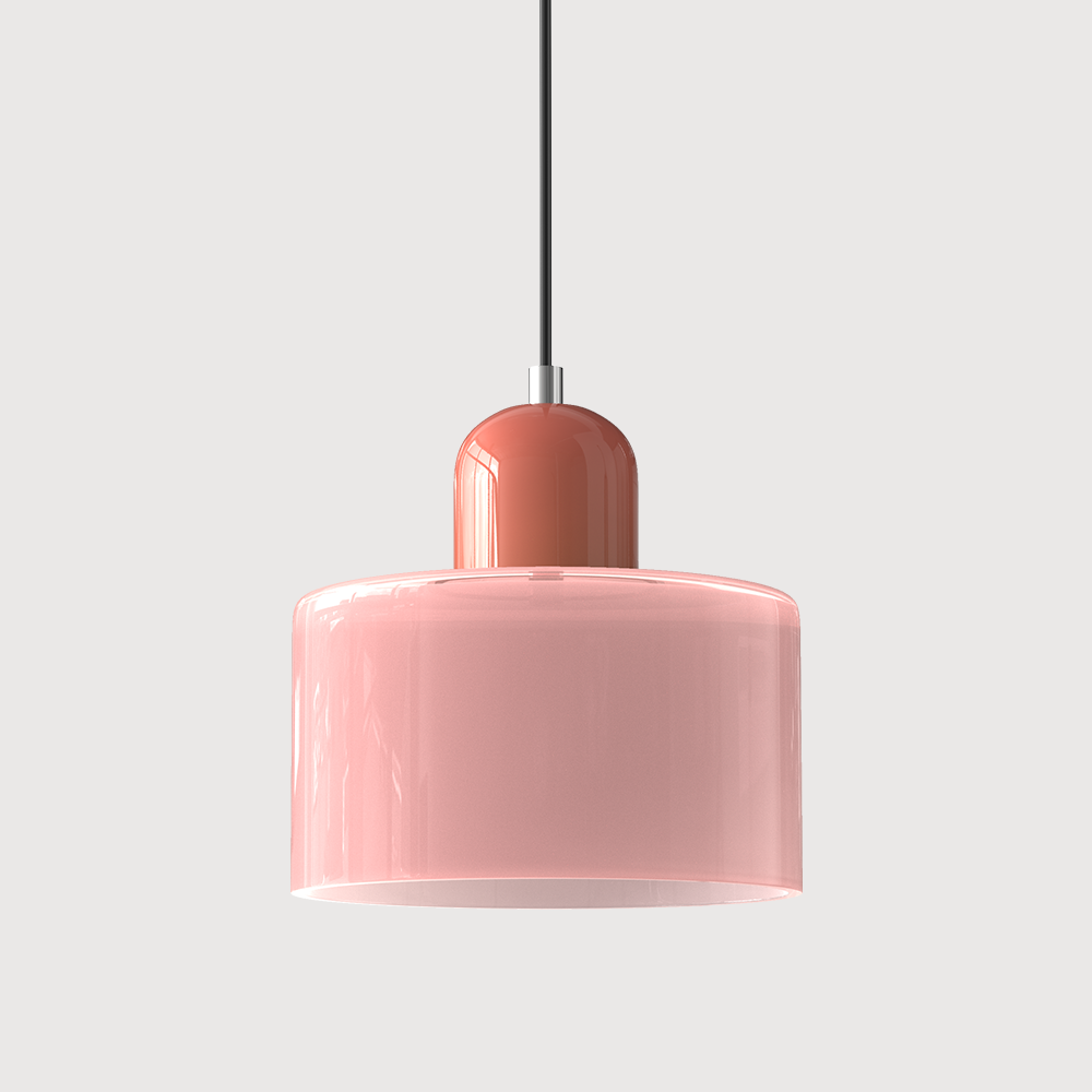 Bauhaus Glass Pendant Light | Adjustable Ceiling Lamp