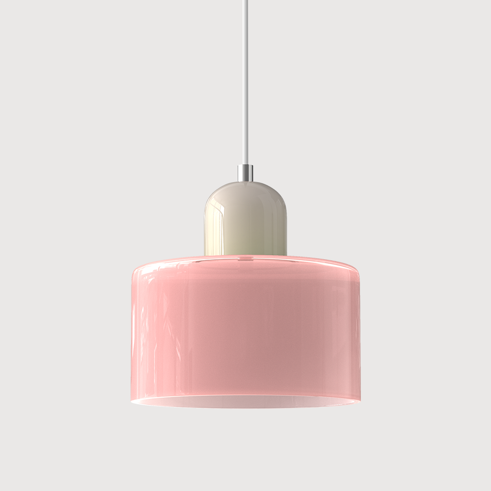 Bauhaus Glass Pendant Light | Adjustable Ceiling Lamp