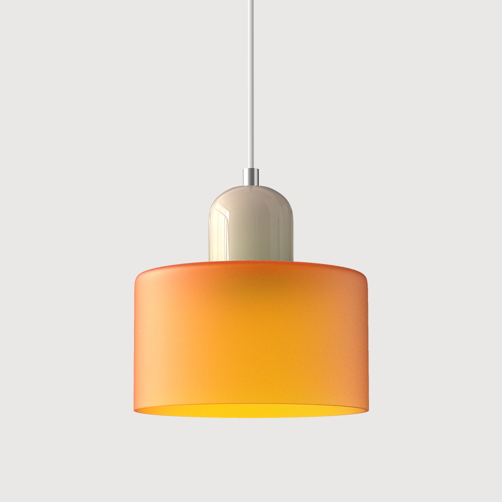 Bauhaus Glass Pendant Light | Adjustable Ceiling Lamp