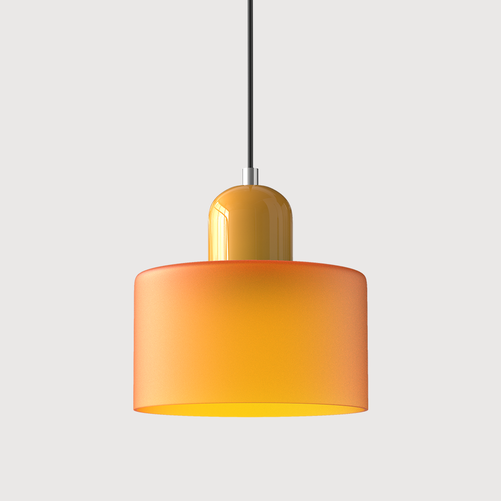 Bauhaus Glass Pendant Light | Adjustable Ceiling Lamp