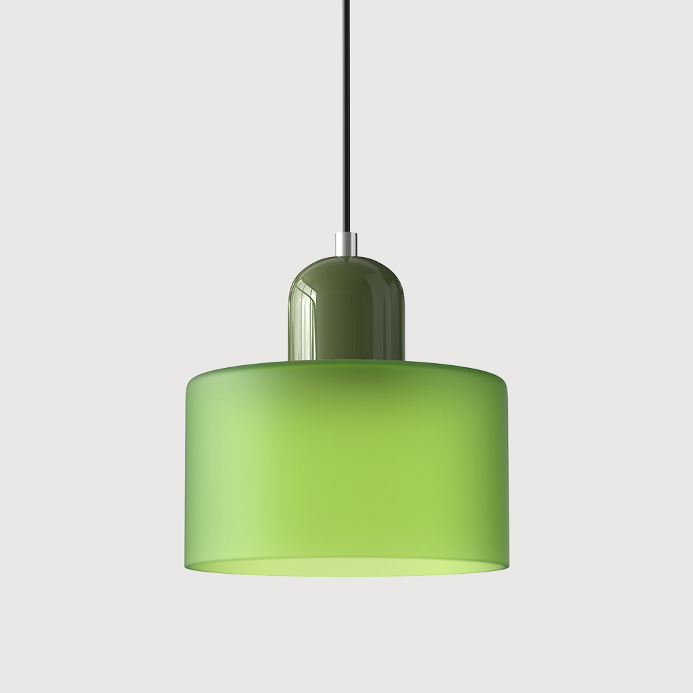 Bauhaus Glass Pendant Light | Adjustable Ceiling Lamp