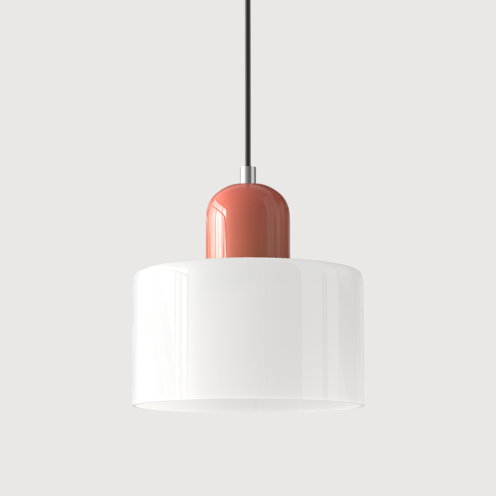 Bauhaus Glass Pendant Light | Adjustable Ceiling Lamp