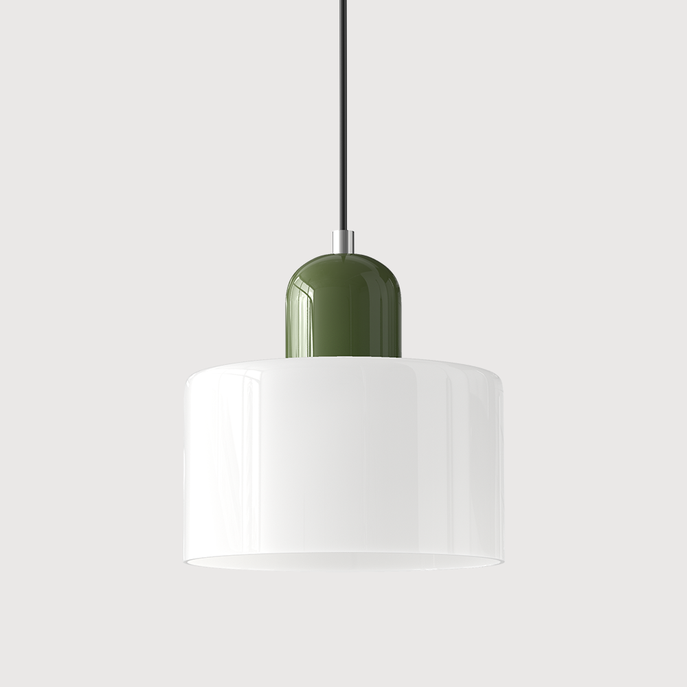 Bauhaus Glass Pendant Light | Adjustable Ceiling Lamp