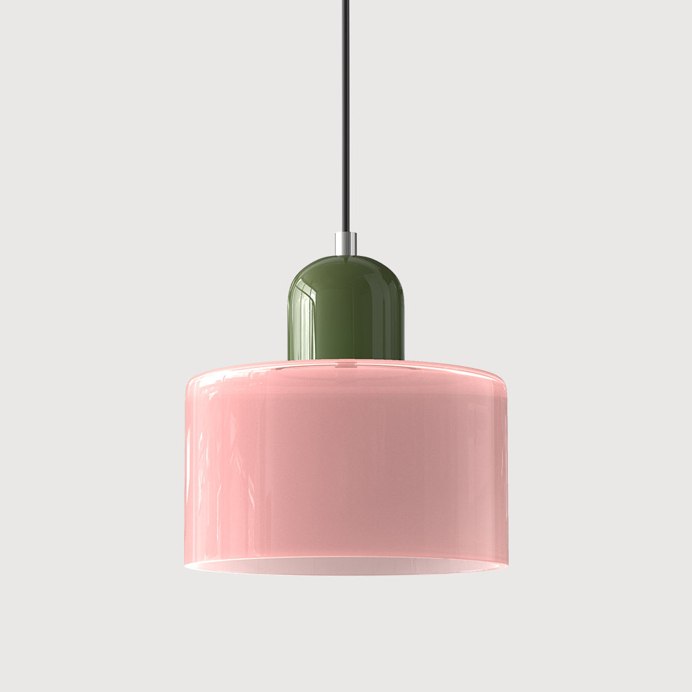 Bauhaus Glass Pendant Light | Adjustable Ceiling Lamp