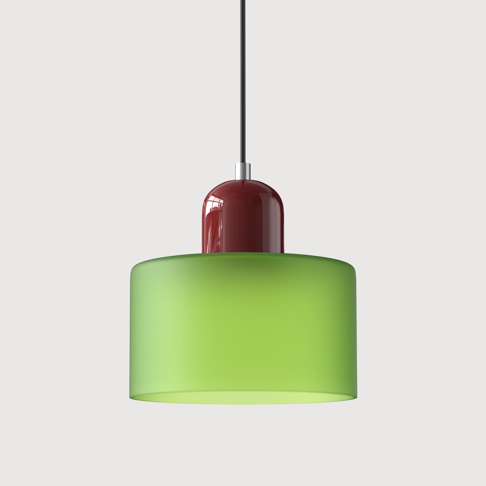 Bauhaus Glass Pendant Light | Adjustable Ceiling Lamp