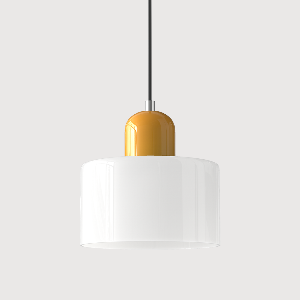 Bauhaus Glass Pendant Light | Adjustable Ceiling Lamp