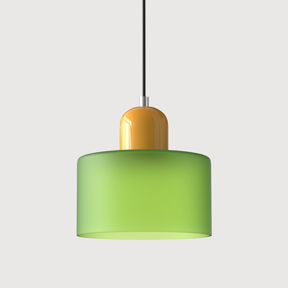 Bauhaus Glass Pendant Light | Adjustable Ceiling Lamp