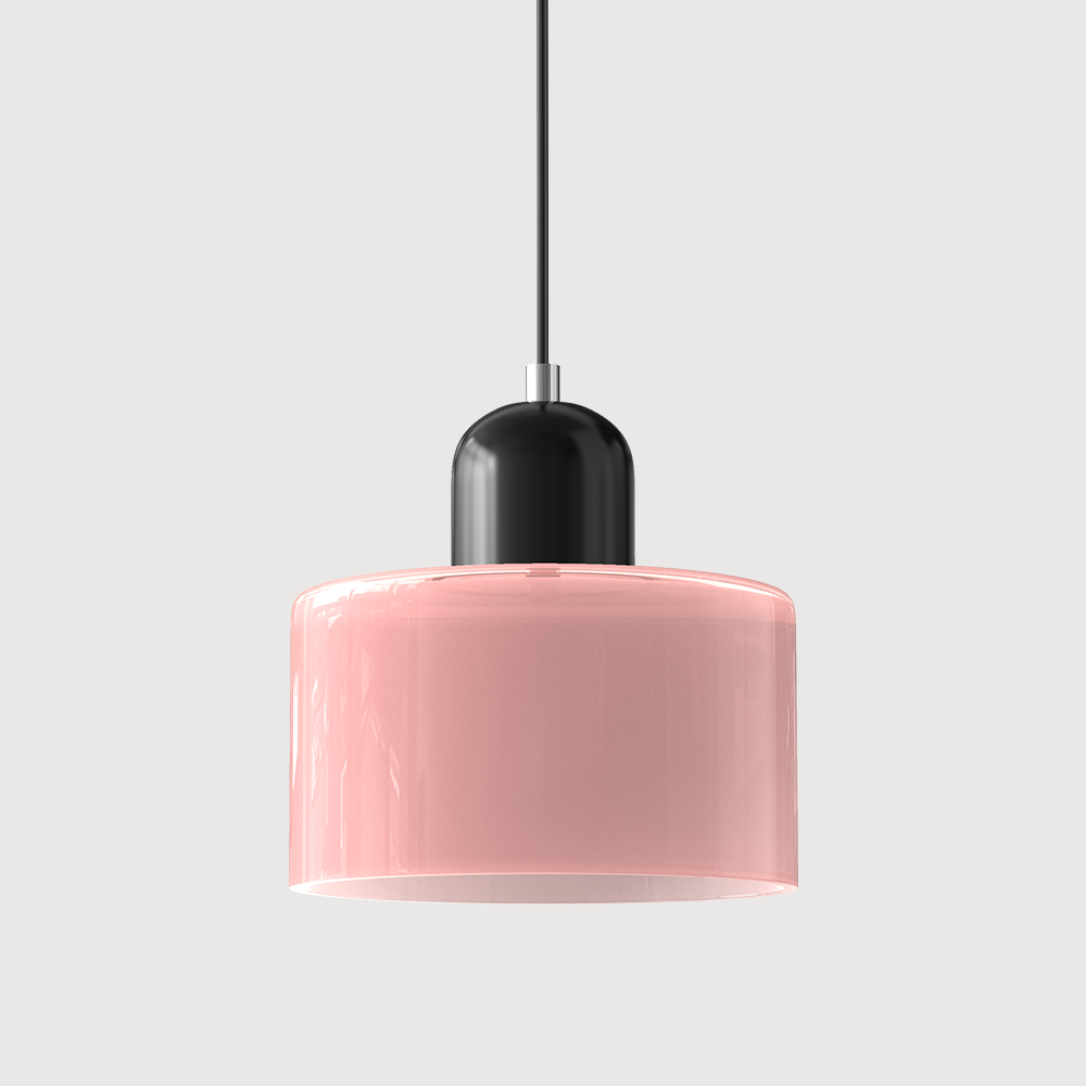 Bauhaus Glass Pendant Light | Adjustable Ceiling Lamp