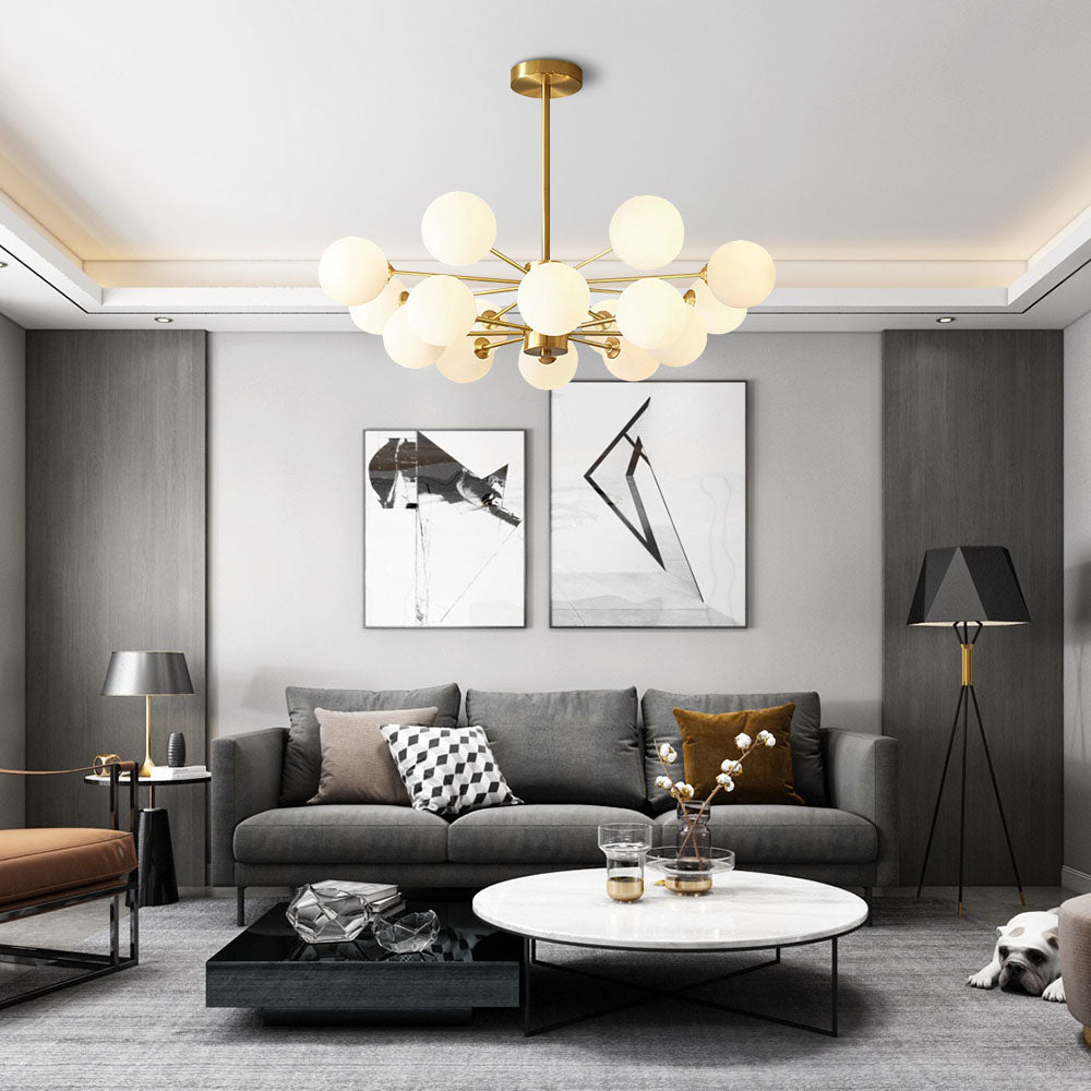 Brass Crystal Chandelier 9