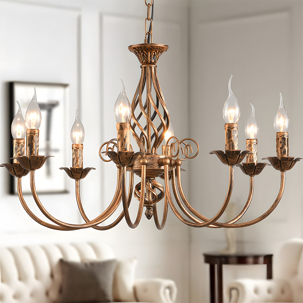 Bronze Chandelier Light 9