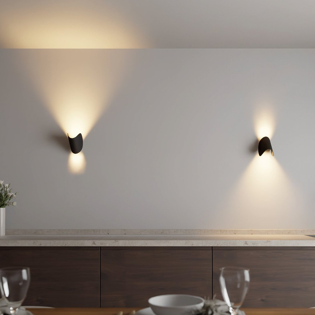 LED Wall Lamp Half Moon Adjustable
