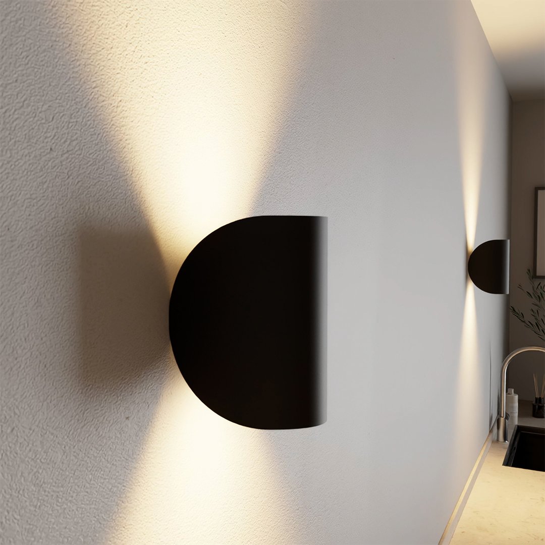 LED Wall Lamp Half Moon Adjustable