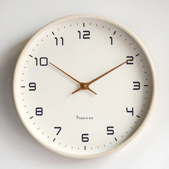 Silent Wooden Wall Clock