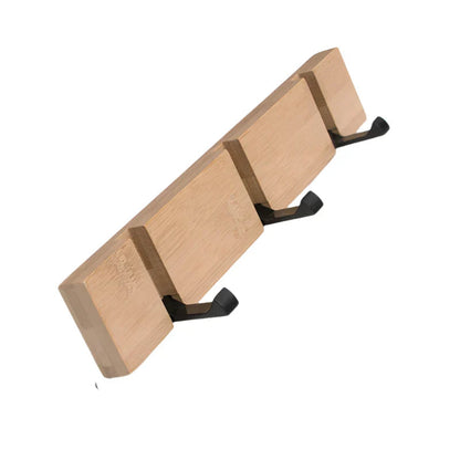 Bamboo Wall Coat Rack 6