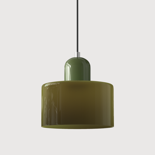 Bauhaus Glass Pendant Light | Adjustable Ceiling Lamp