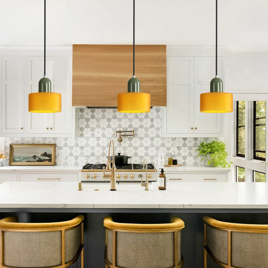 Bauhaus Glass Pendant Light | Adjustable Ceiling Lamp