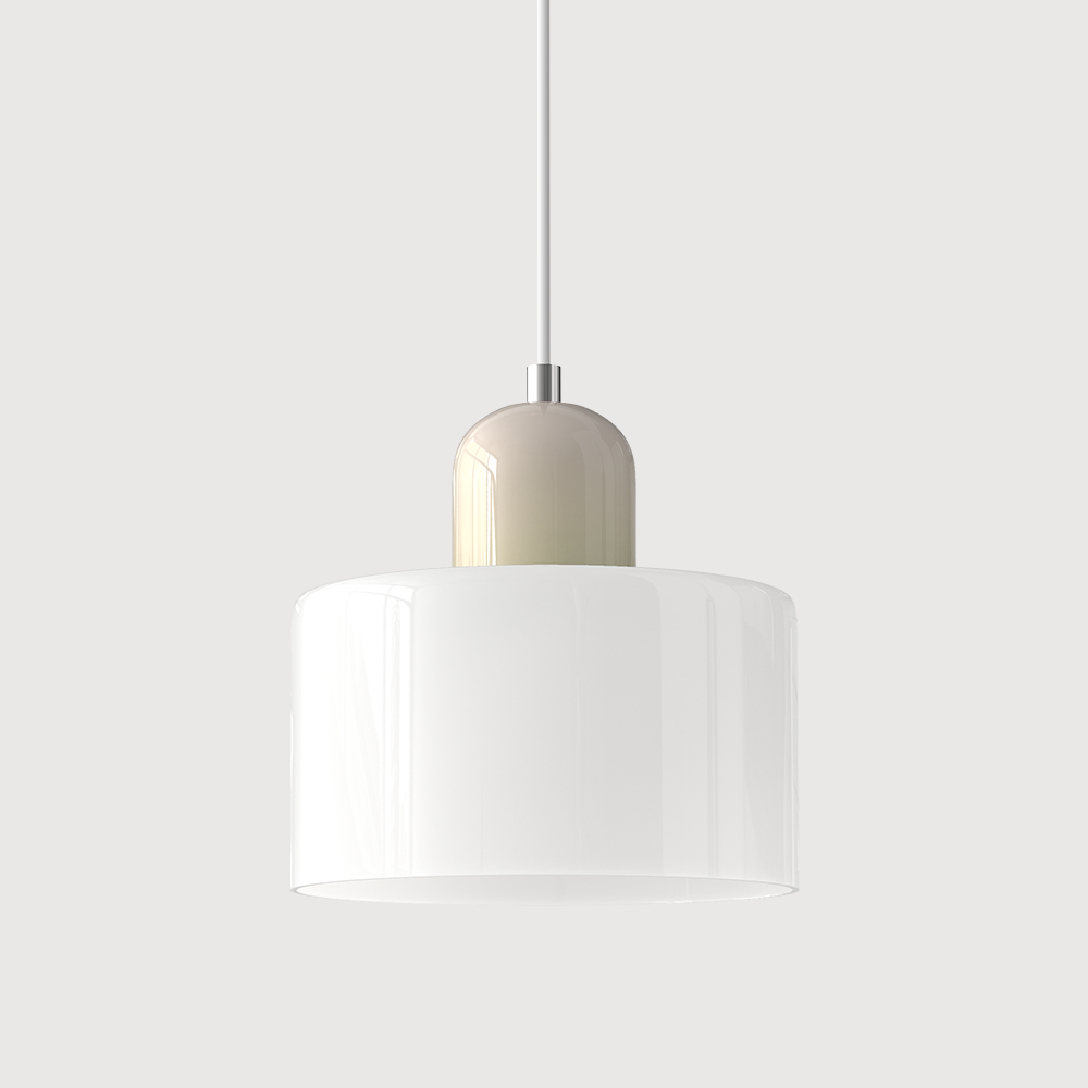 Bauhaus Glass Pendant Light | Adjustable Ceiling Lamp