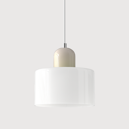 Bauhaus Glass Pendant Light | Adjustable Ceiling Lamp