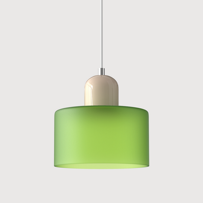 Bauhaus Glass Pendant Light | Adjustable Ceiling Lamp