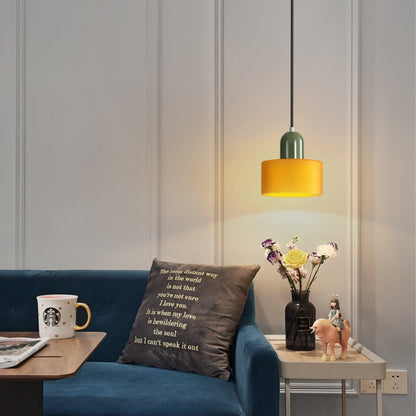 Bauhaus Glass Pendant Light | Adjustable Ceiling Lamp
