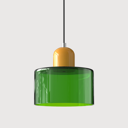 Bauhaus Glass Pendant Light | Adjustable Ceiling Lamp