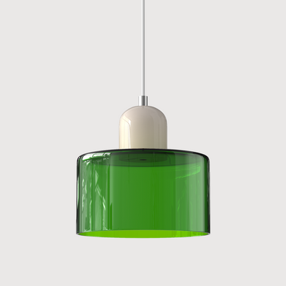 Bauhaus Glass Pendant Light | Adjustable Ceiling Lamp