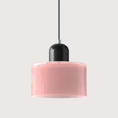 Bauhaus Glass Pendant Light | Adjustable Ceiling Lamp