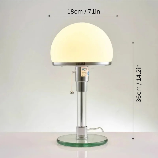 Bauhaus Glass Table Lamp 0