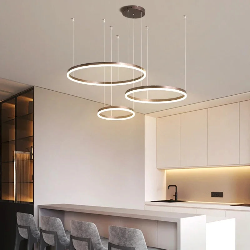 LED Ring Chandelier 1