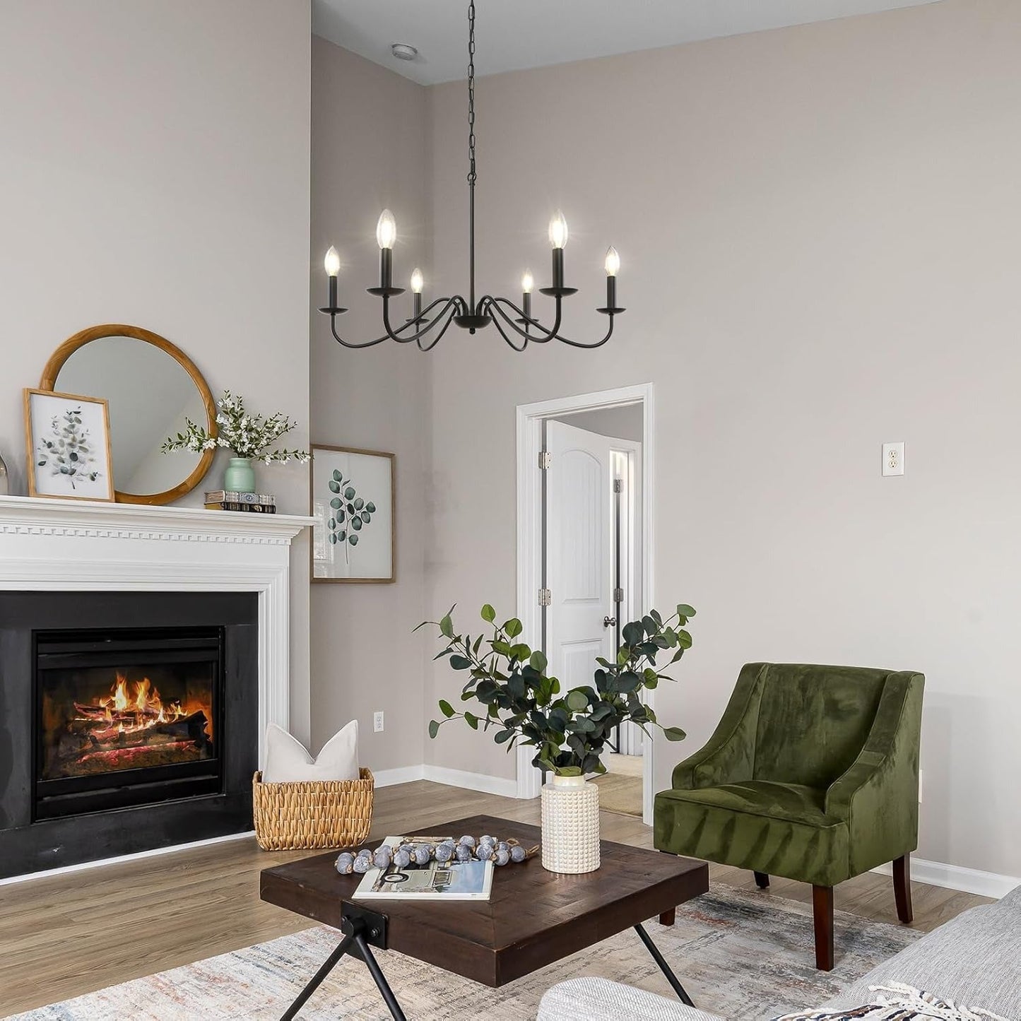 Modern Iron Chandelier