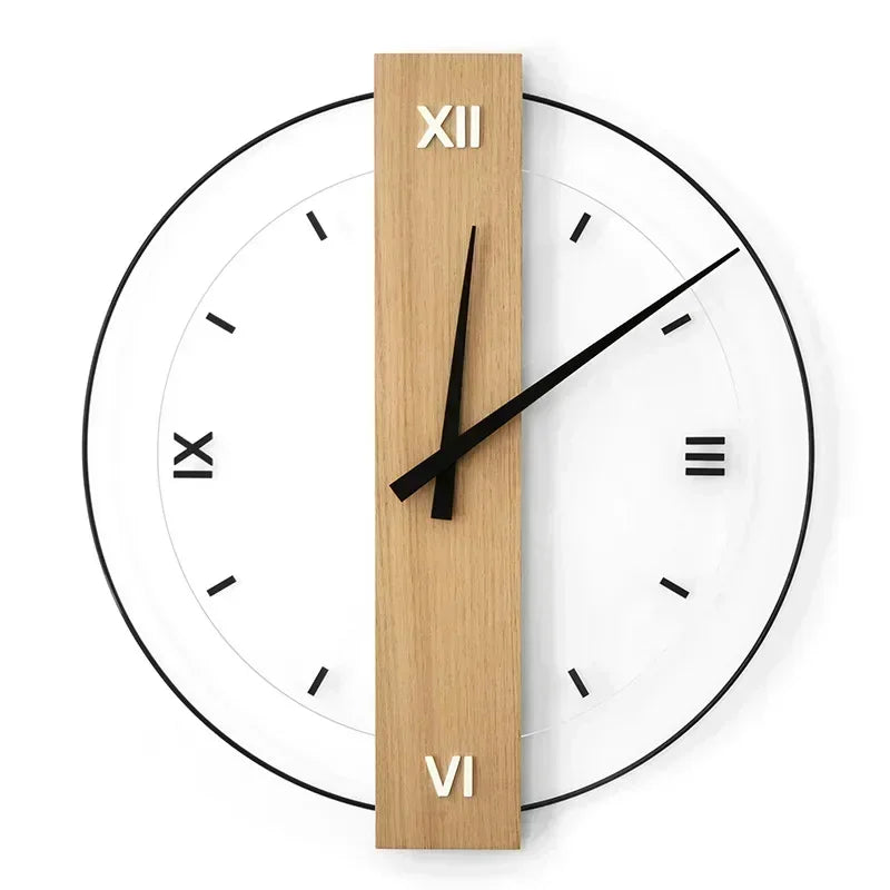 Oak Wall Clock 0
