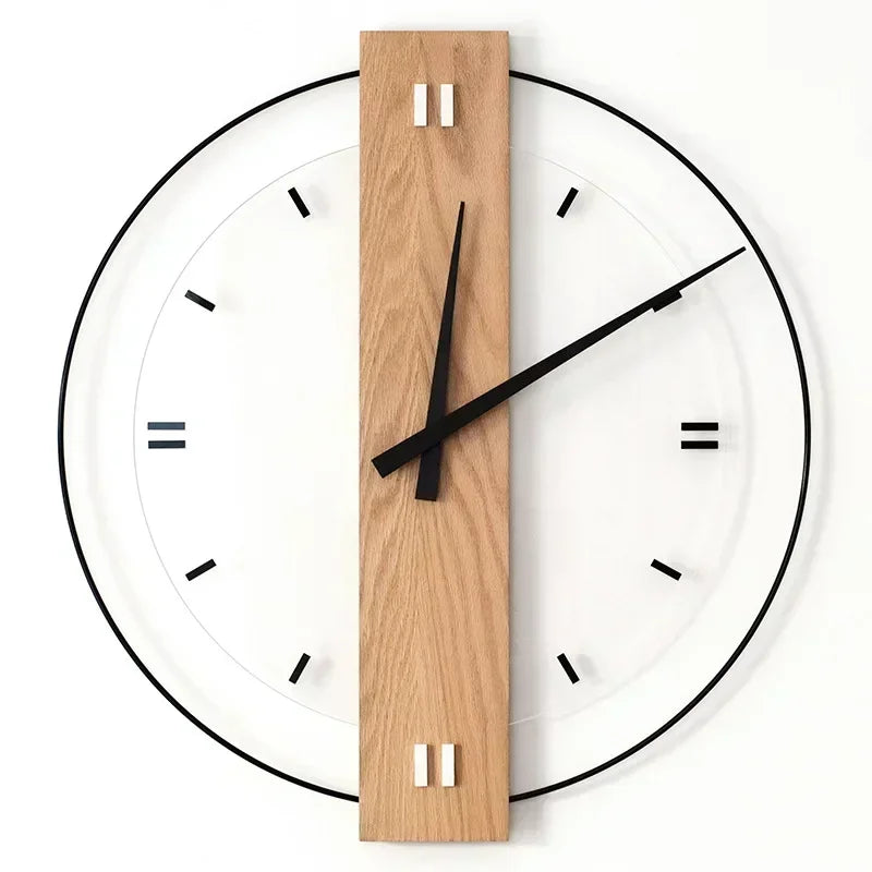 Oak Wall Clock 6