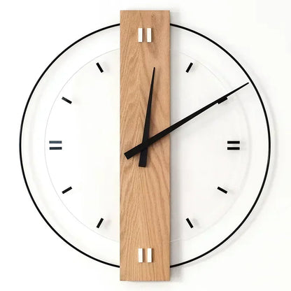 Oak Wall Clock 6