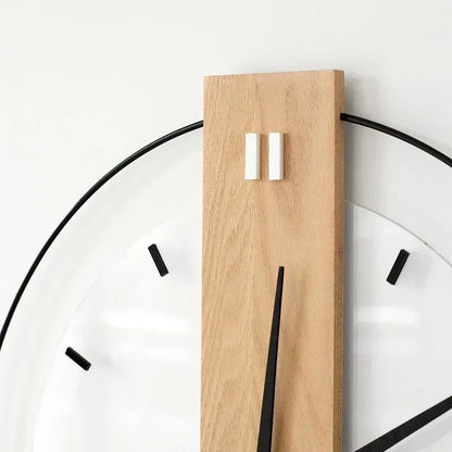 Oak Wall Clock 9
