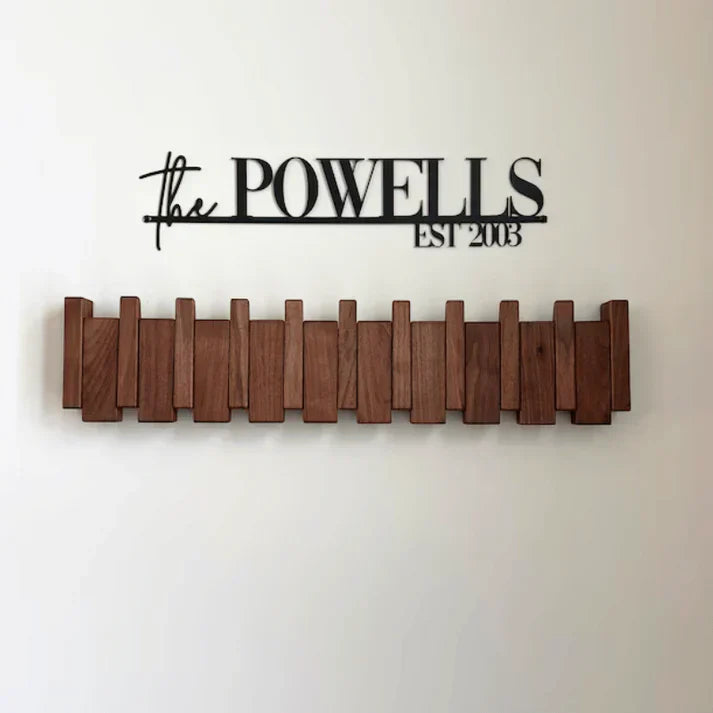 Piano Wall Mounted Coat Rack 3