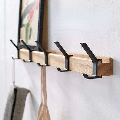 Rubberwood Coat Rack 1