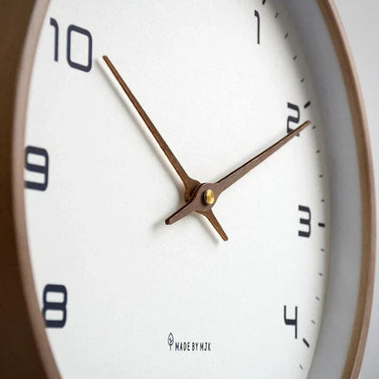 Silent Wooden Wall Clock