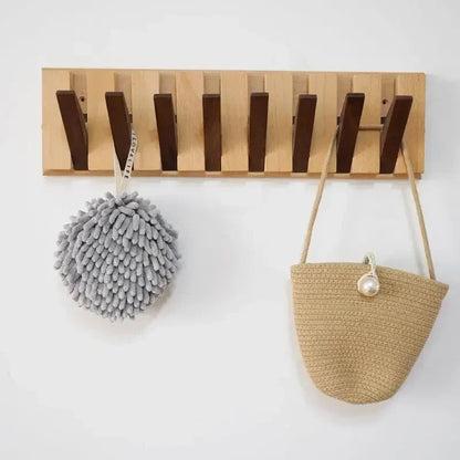 Solid Wood Coat Rack 1