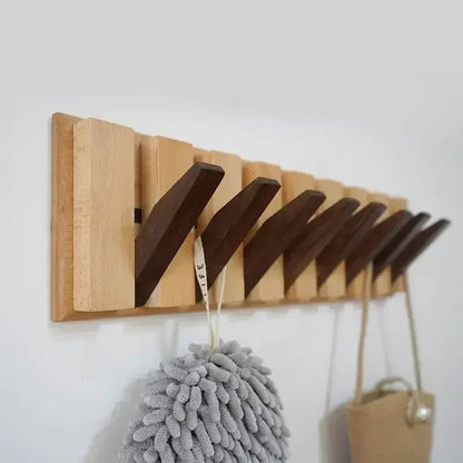 Solid Wood Coat Rack 2