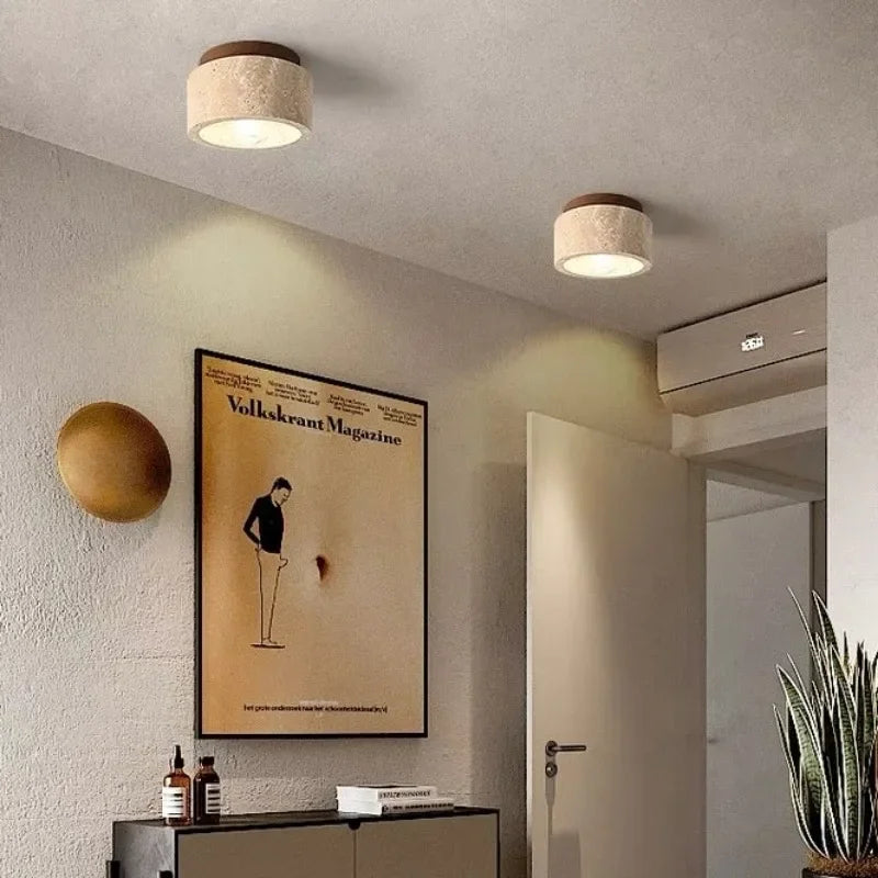 Travertine Pendant Light 2