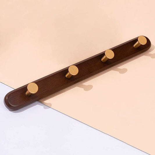 Vintage Brown Coat Rack 0