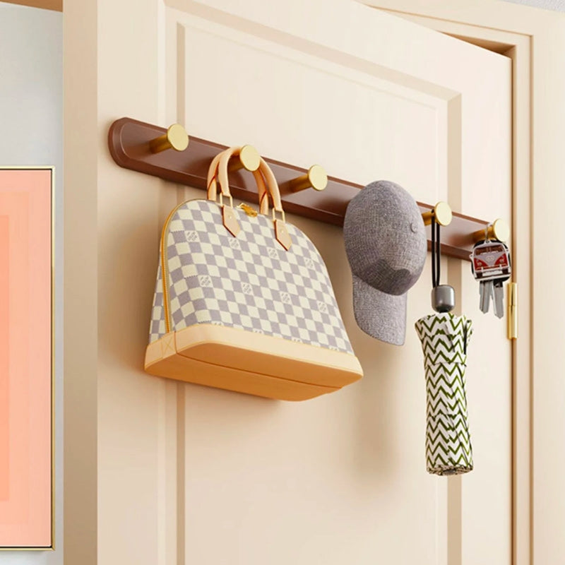 Vintage Brown Coat Rack 2