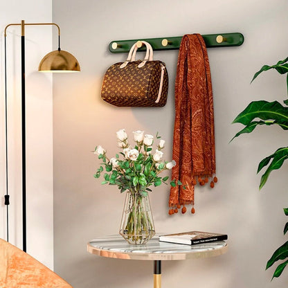 Vintage Green Coat Rack 1