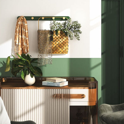 Vintage Green Coat Rack 2