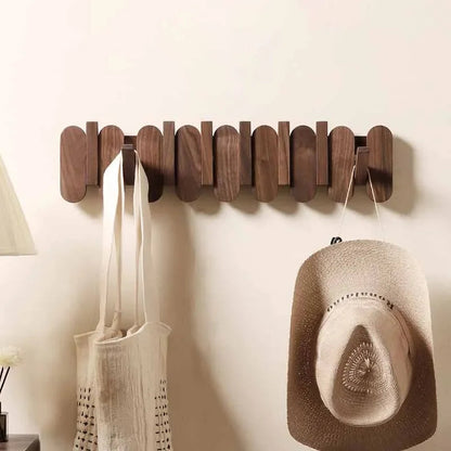 Walnut Wood Coat Rack 1